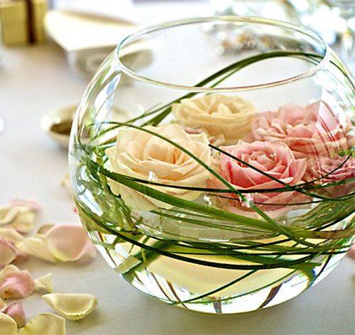 Floating Flower Centerpieces