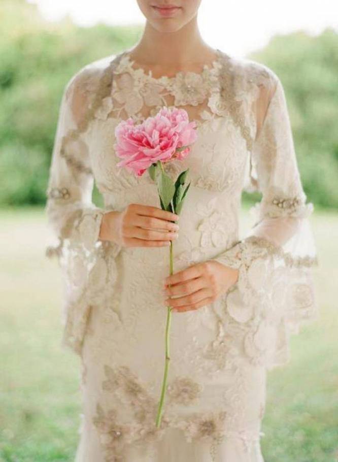 Long Sleeve Lace Wedding Dress