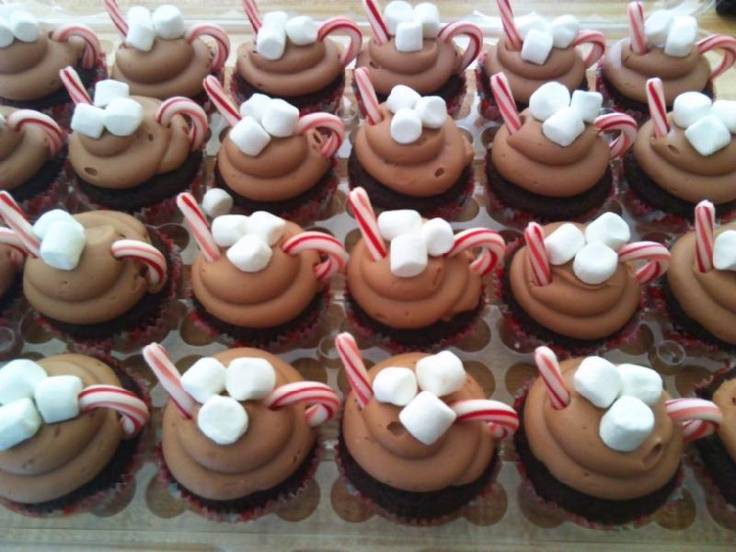 Hot Chocolate Mint Cupcakes