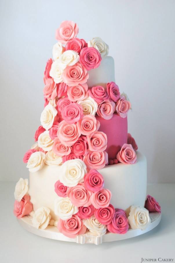 Gorgeous Pink Wedding Cakes