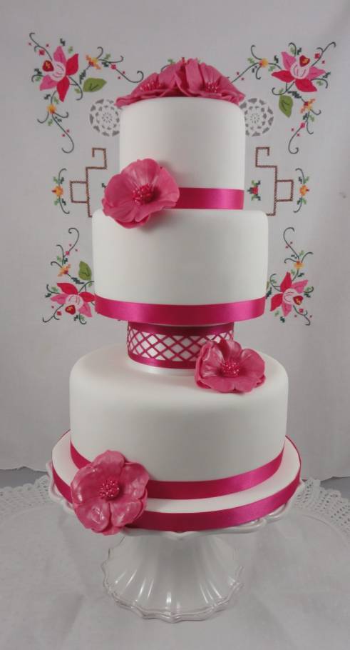 Gorgeous Pink Wedding Cakes