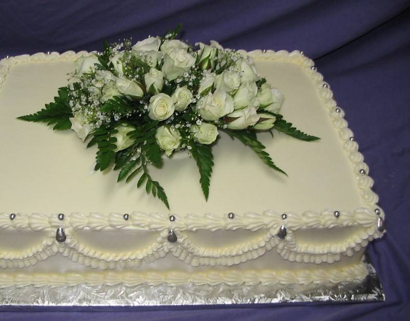 Beautiful One Tier Wedding Cakes