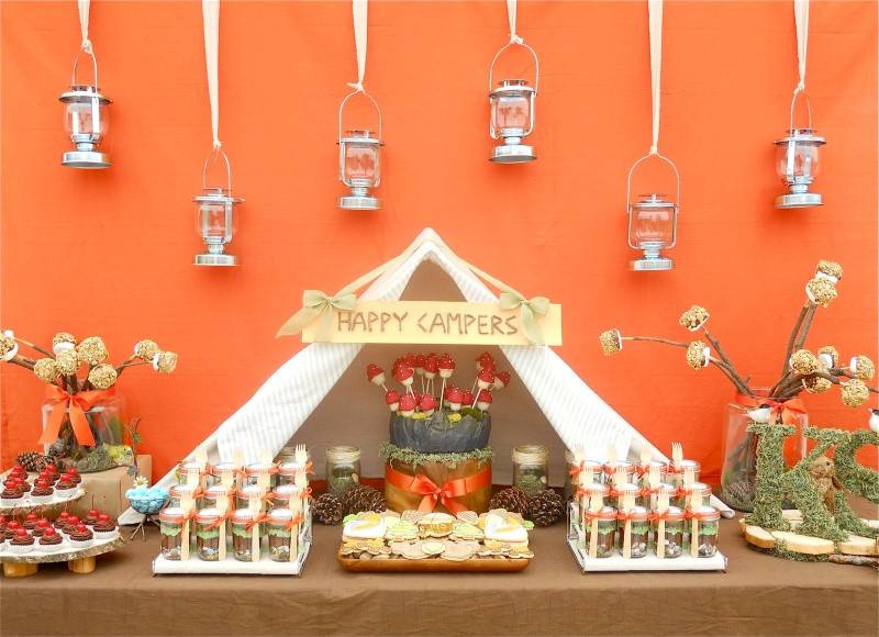 Fun Wedding Theme for Fall: Camping