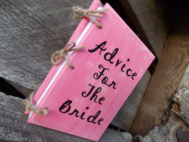 Bridal Shower Guest Book: Advice for the Bride