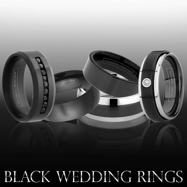 Wedding Trend: Back in Black? The Rise in Black Wedding Rings