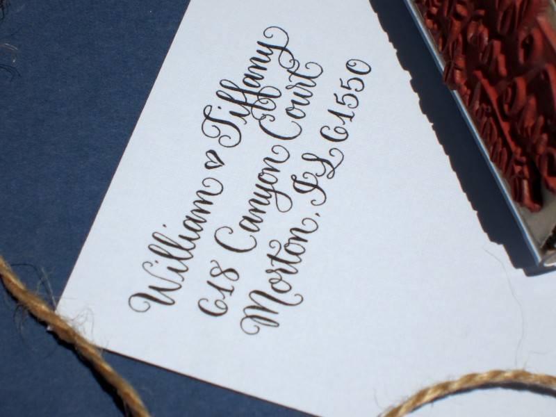 Beautiful Custom Address Rubber Stamp for Wedding Invitations Photo Beautiful Custom Address Rubber Stamp for Wedding Invitations