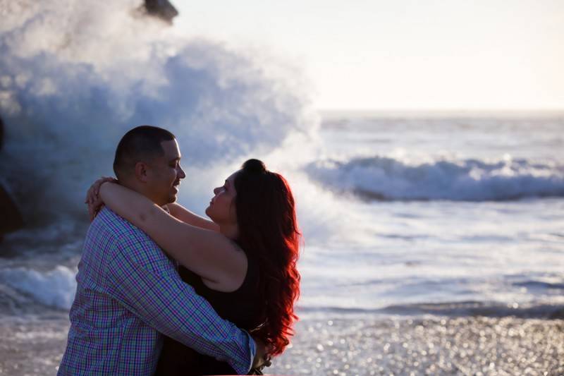 Sunset by the Beach   An Engagement Shoot