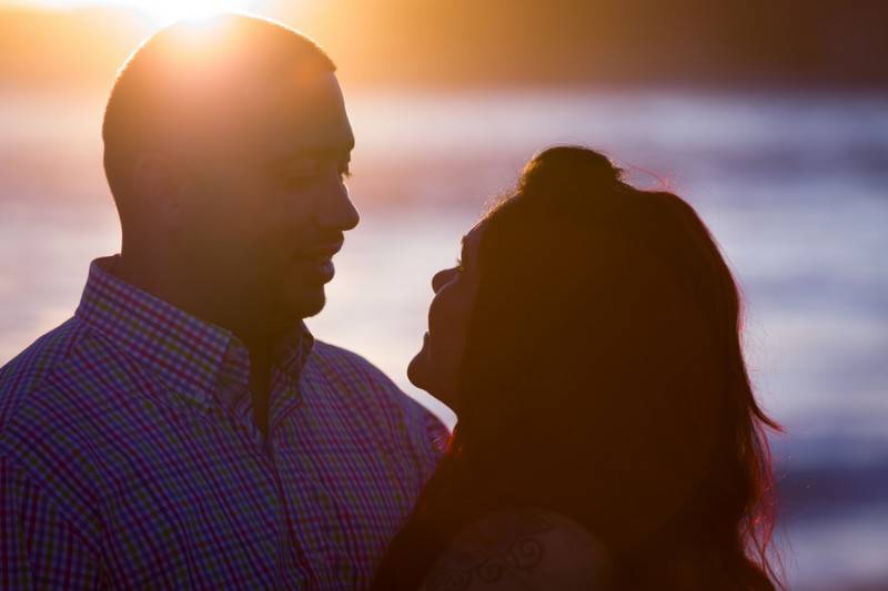 Sunset by the Beach   An Engagement Shoot