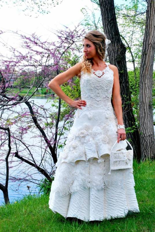 Amazing Recycled Wedding Dresses Photo Amazing Recycled Wedding Dresses