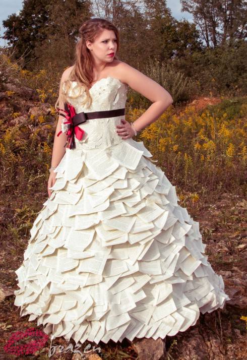 Amazing Recycled Wedding Dresses