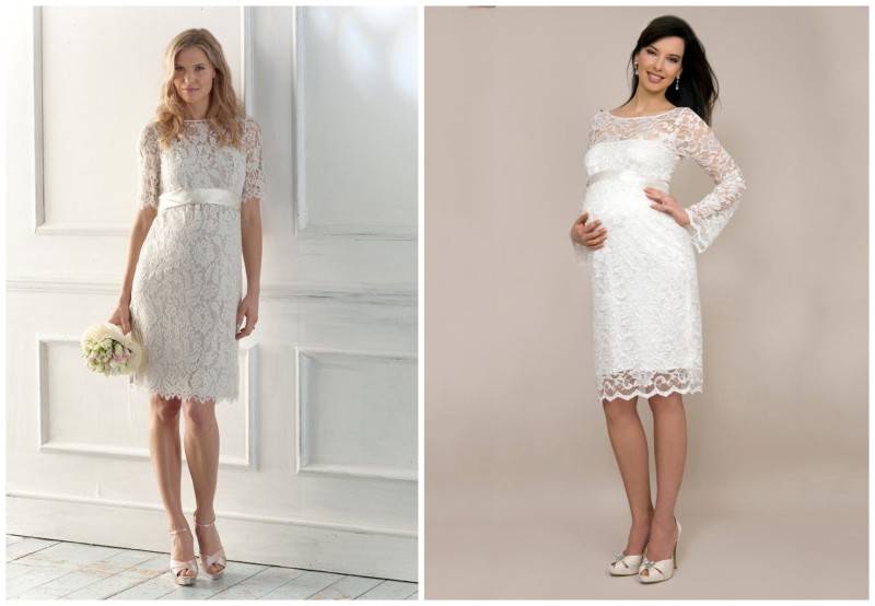 Stunning Wedding Dresses for Pregnant Brides