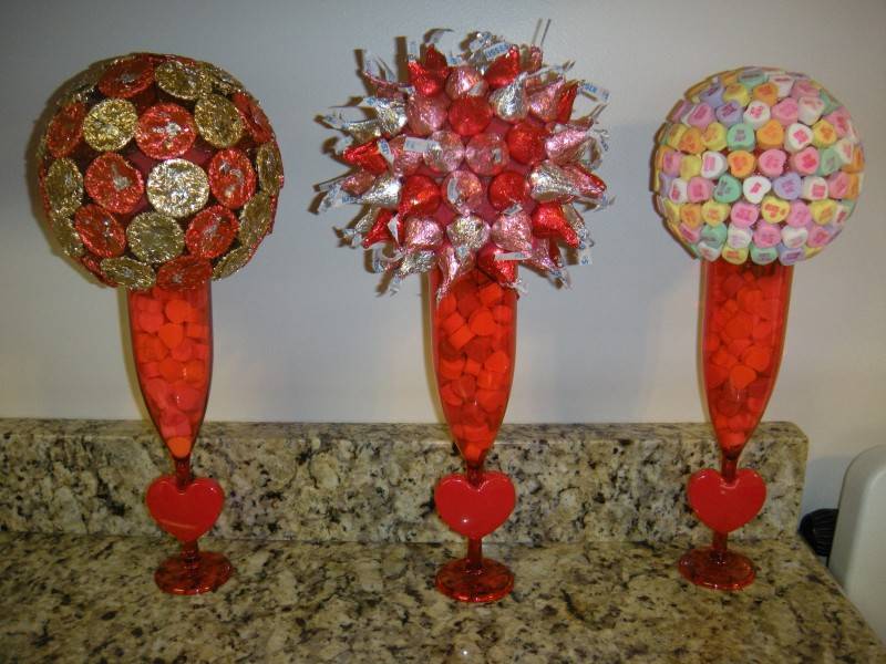 DIY Valentine’s Day Wedding Centerpieces