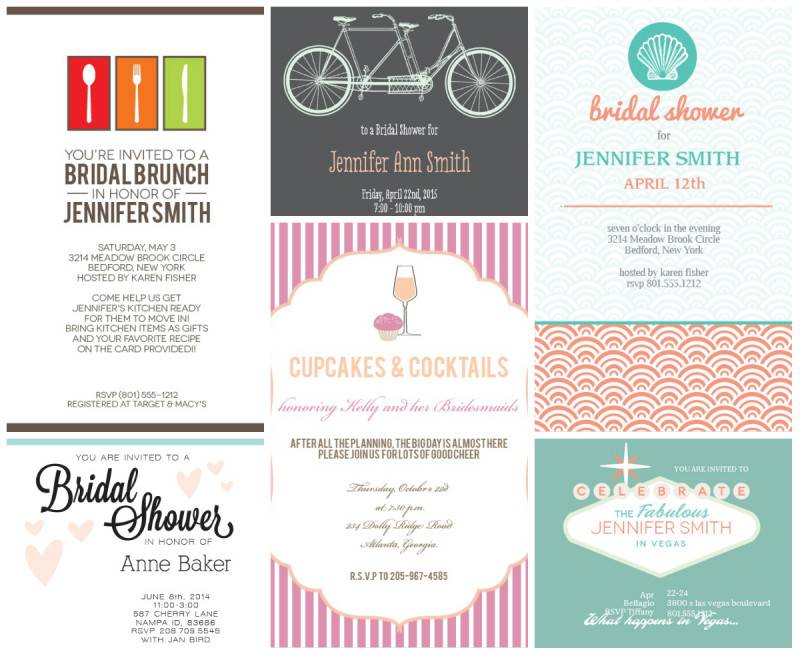 6 of the Cutest Bridal Shower Invitations You Havent Seen