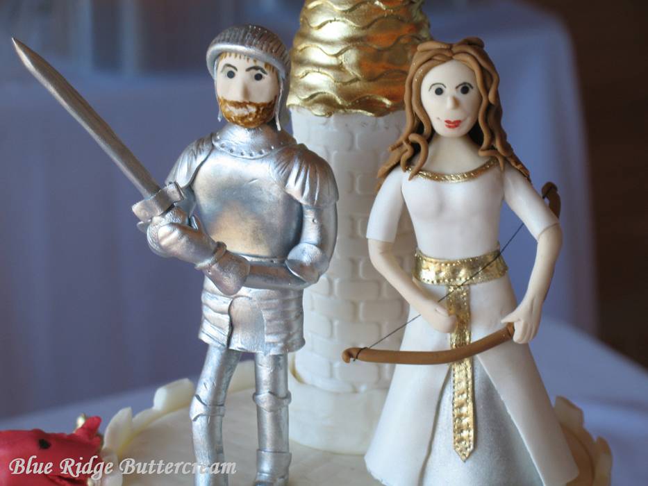 Whimsical Wedding Cake Toppers for the Fantasy Themed Wedding
