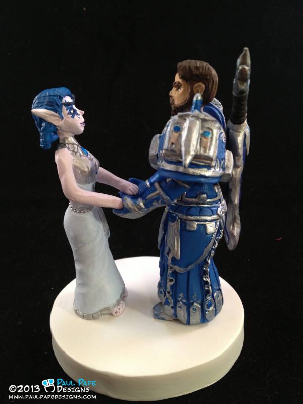 Whimsical Wedding Cake Toppers for the Fantasy Themed Wedding