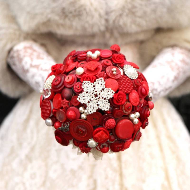 Gorgeous Winter Wedding Bouquet Ideas