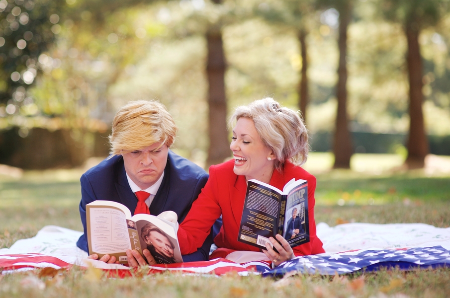 Secret Revealed: Trump + Clinton In Love! | Styled Shoot