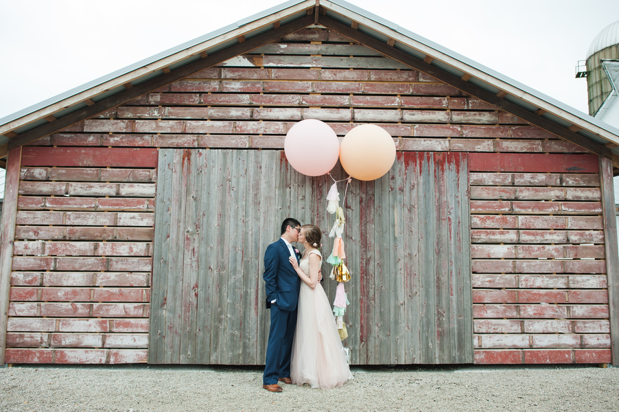 Blush, Peach, and Mint Wedding