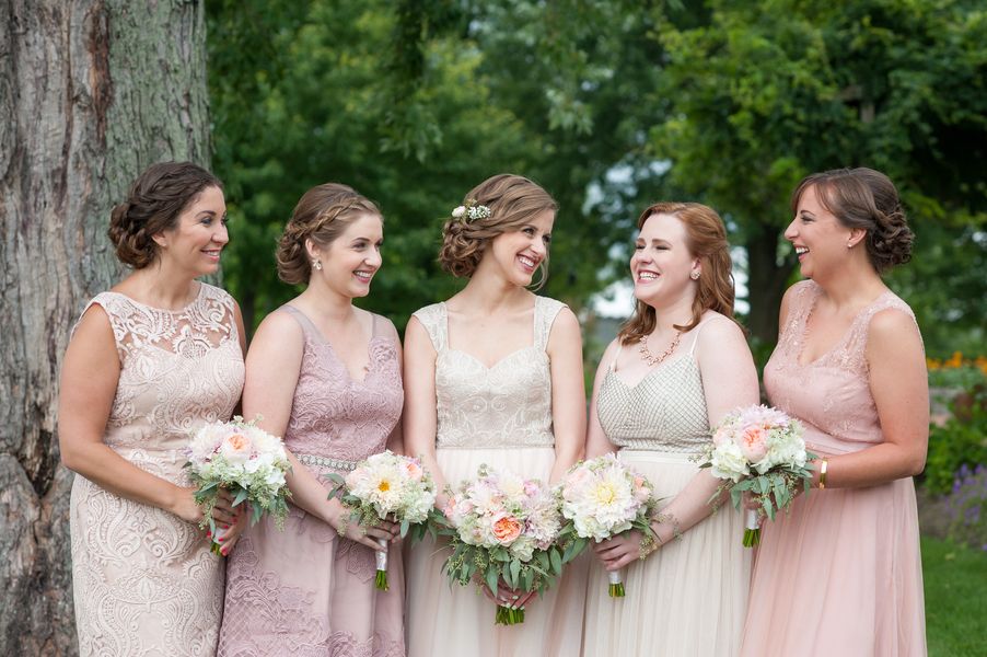 Blush, Peach, and Mint Wedding