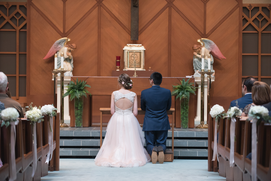 Blush, Peach, and Mint Wedding