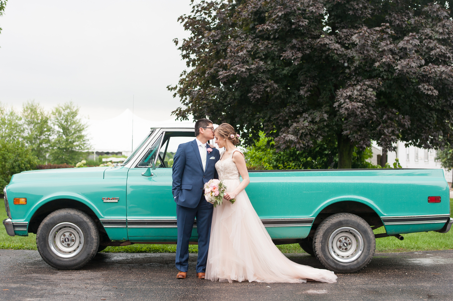 Blush, Peach, and Mint Wedding