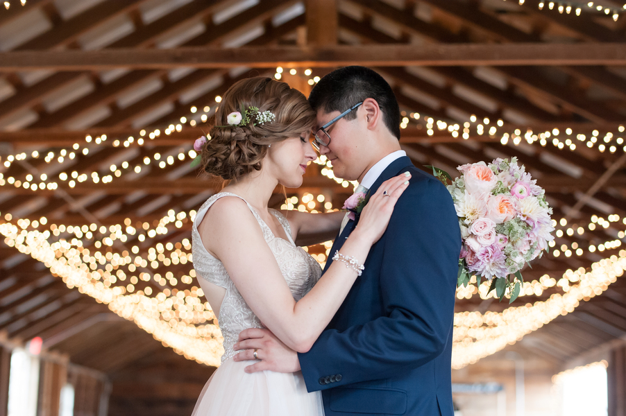 Blush, Peach, and Mint Wedding