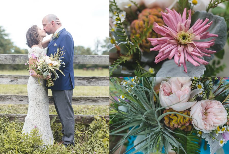 Garden Party Wedding with a Dinosaur themed Twist