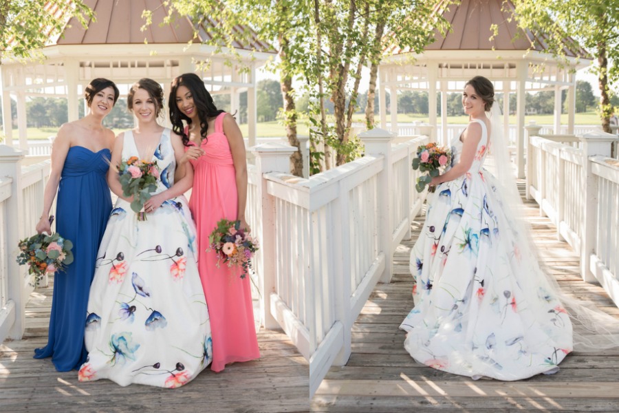 Country Club Styled Shoot with Unique Wedding Dress Youll Love