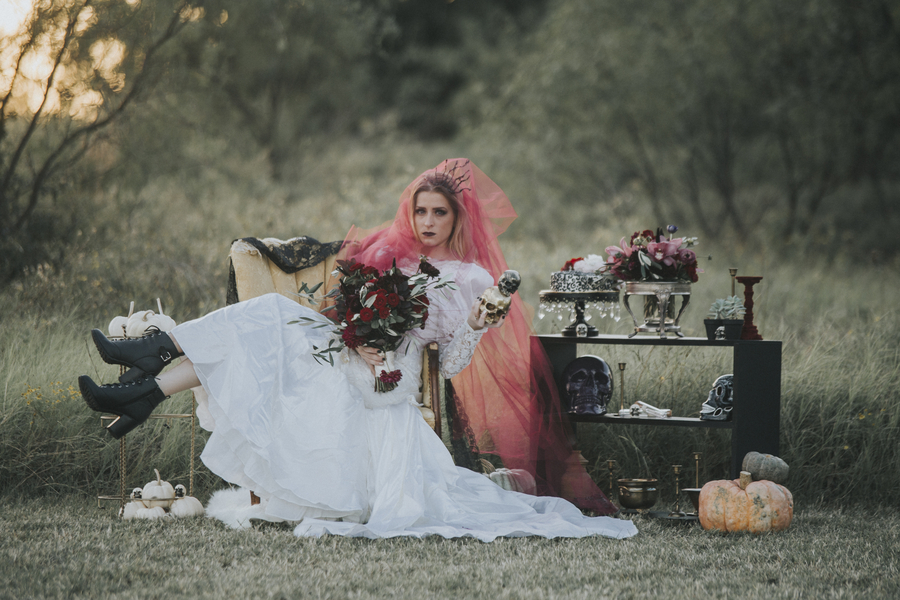 Spooky Bridals : Halloween inspired with a Punk Rock Attitude