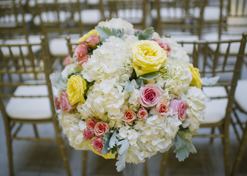 Chic City Floral Filled Wedding