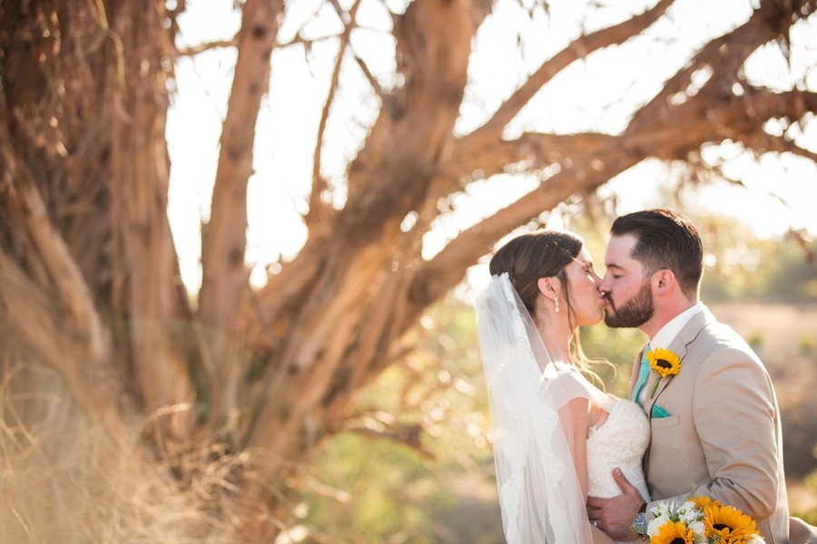 Rustic and Robins Egg Blue California Barn Wedding