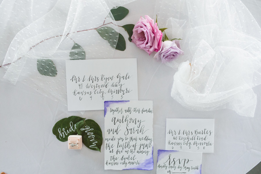 Whimsical Lavender and Green Styled Shoot