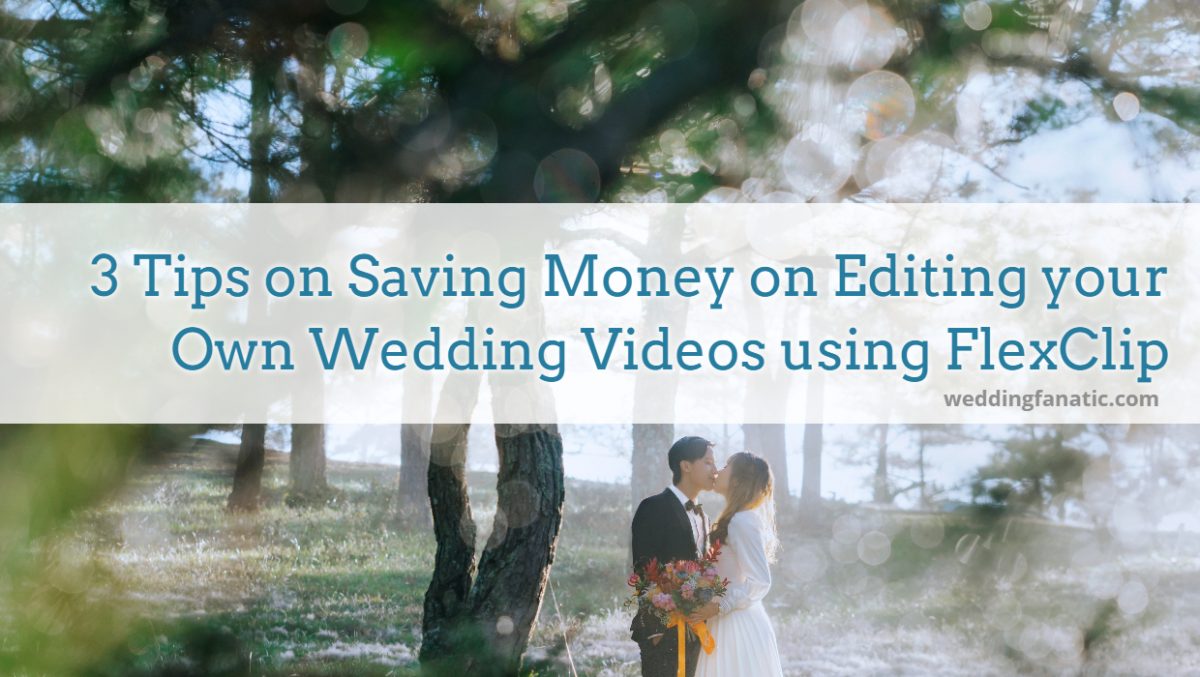 3 Tips on Saving Money on Editing your Own Wedding Videos using FlexClip