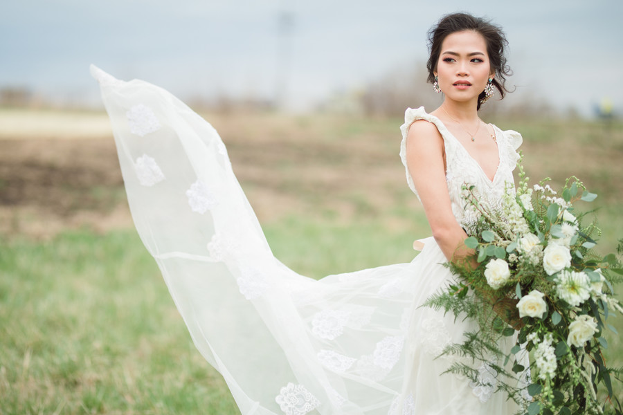 Whimsical Lavender and Green Styled Shoot