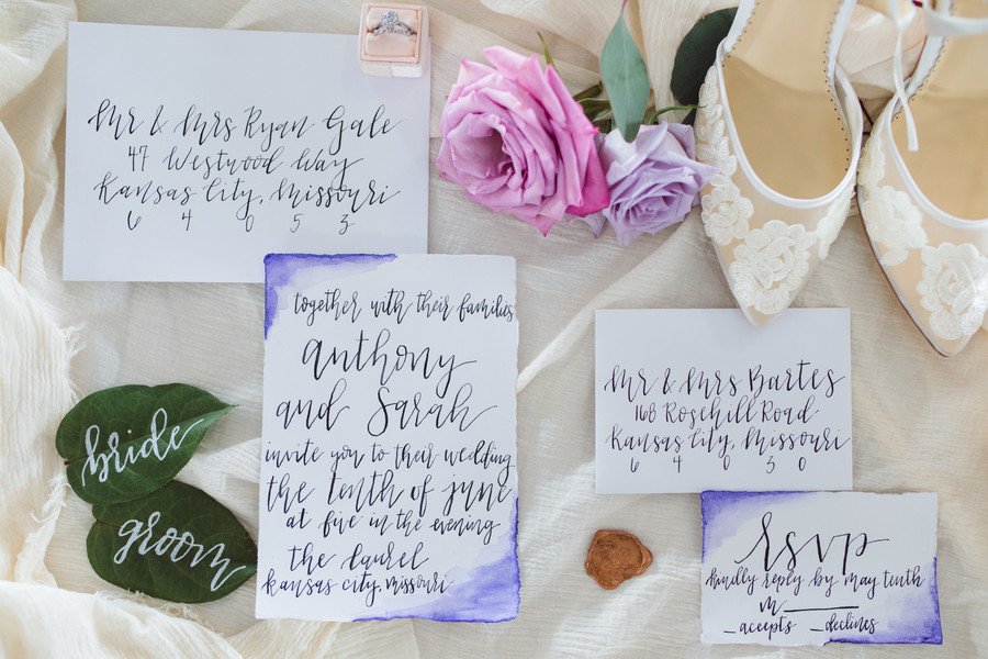 Whimsical Lavender and Green Styled Shoot