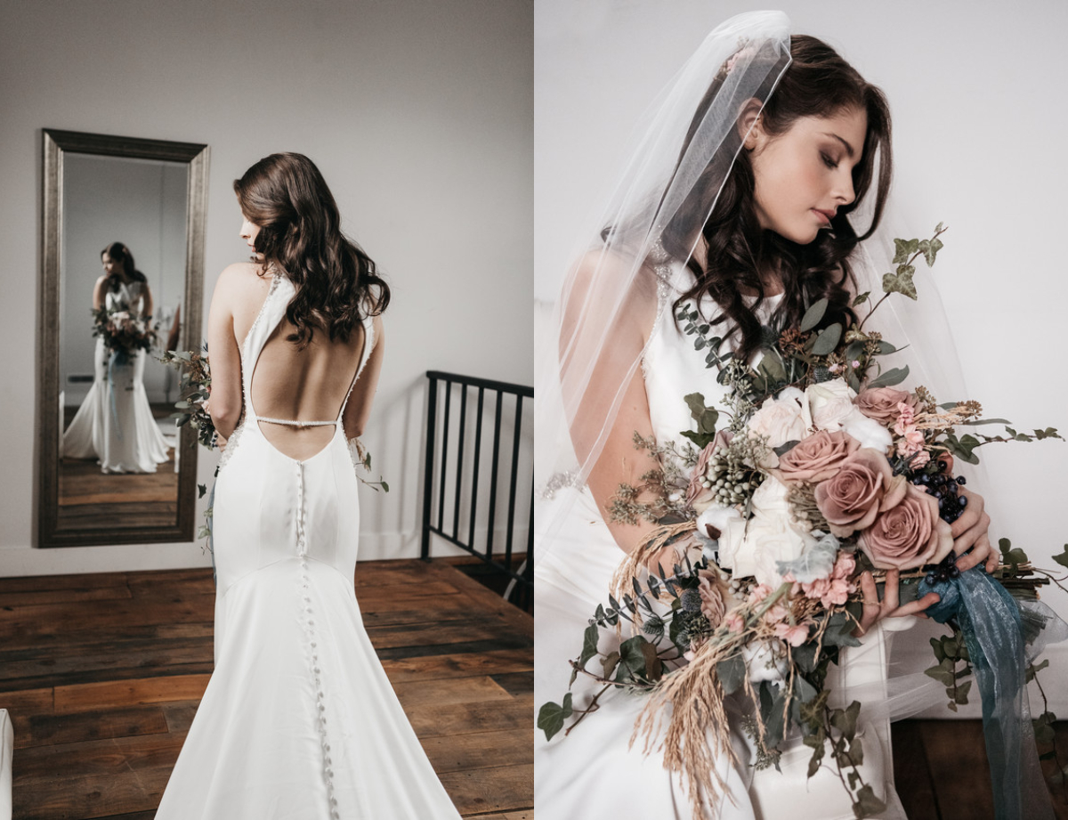 Bold and Minimalistic Modern Bridal Shoot