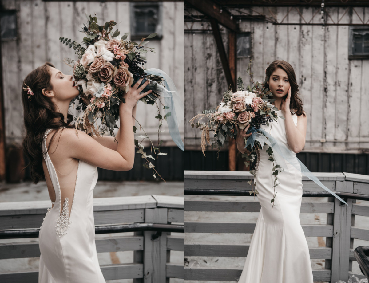 Bold and Minimalistic Modern Bridal Shoot