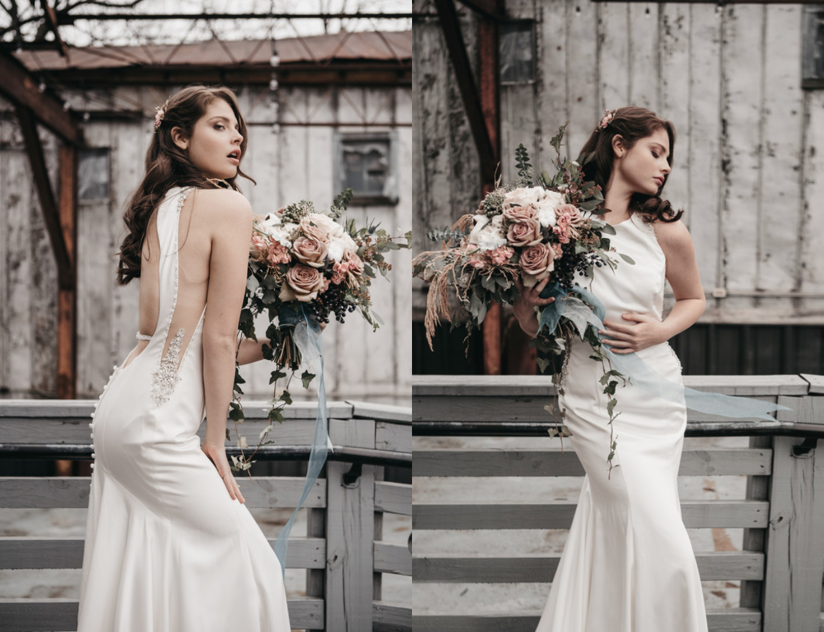 Bold and Minimalistic Modern Bridal Shoot