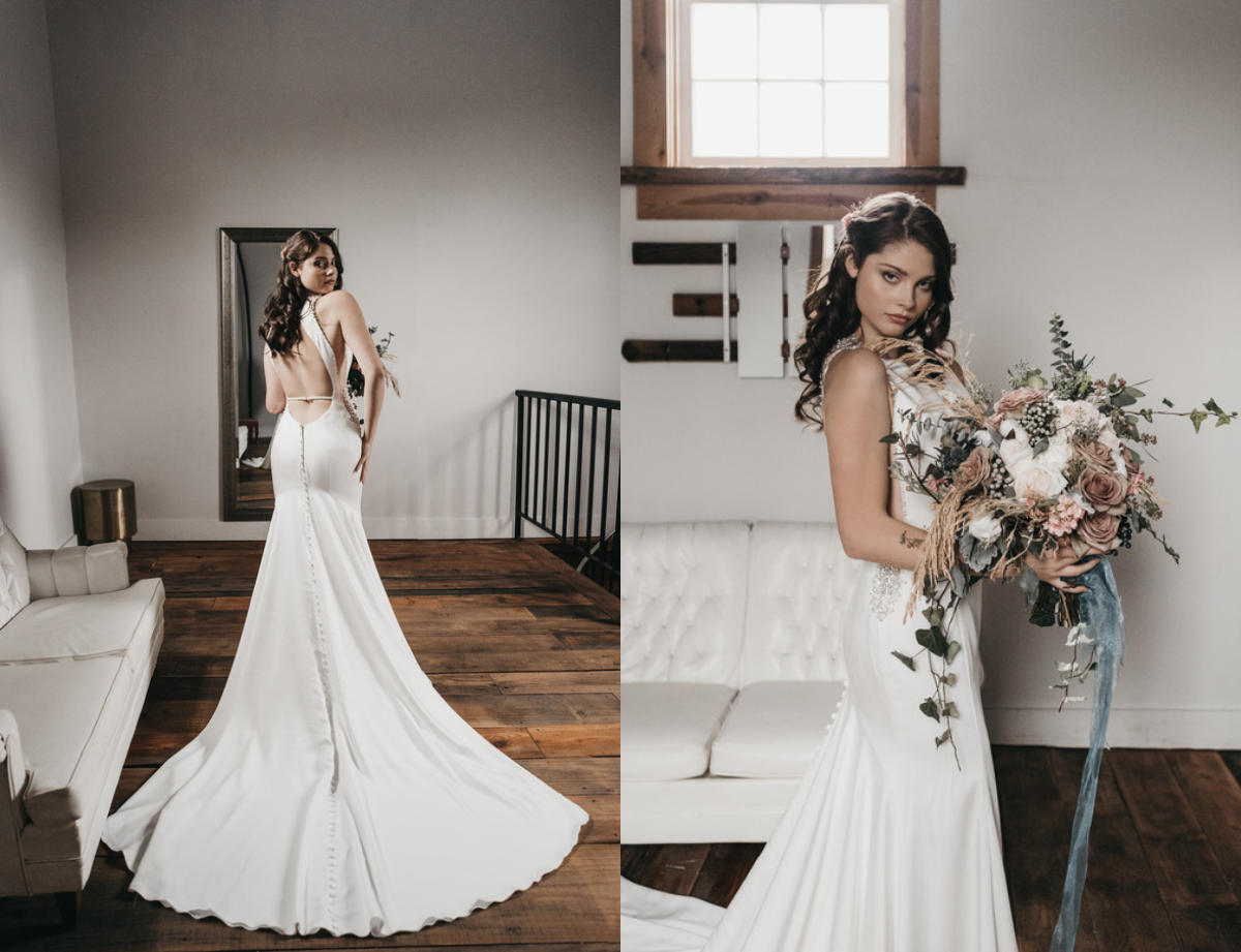 Bold and Minimalistic Modern Bridal Shoot