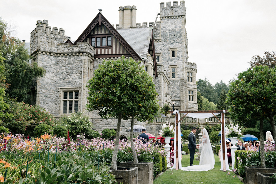 Intimate Destination Wedding in Hatley Castle