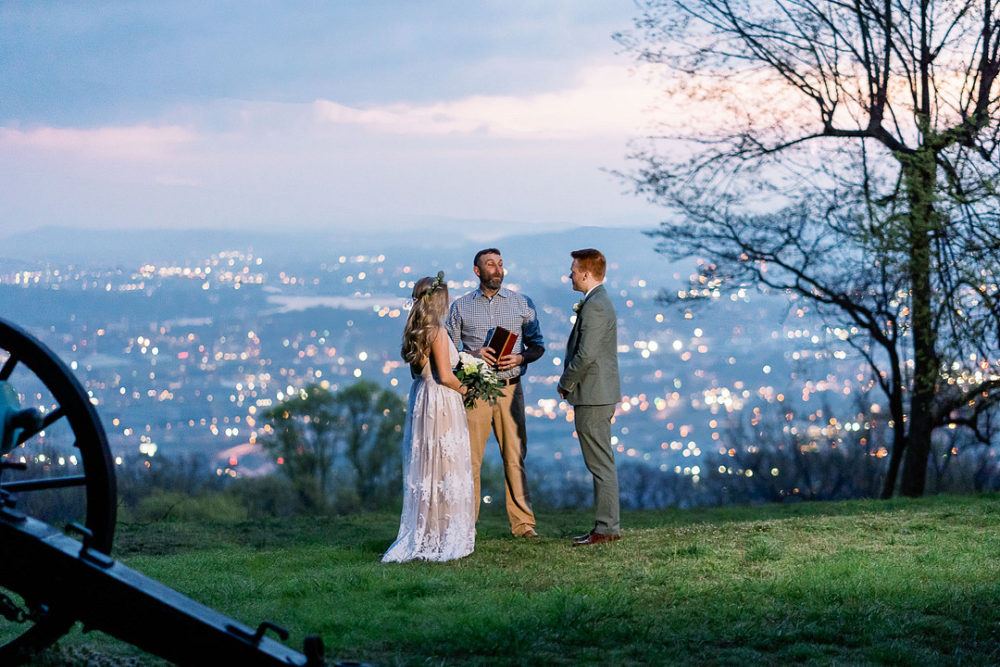 Dawn Elopement On Lookout Mountain