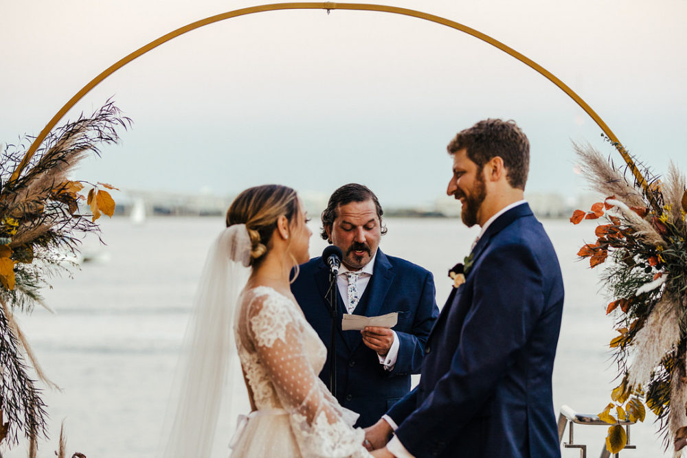 A Fall Wedding in a Seaworld Experience