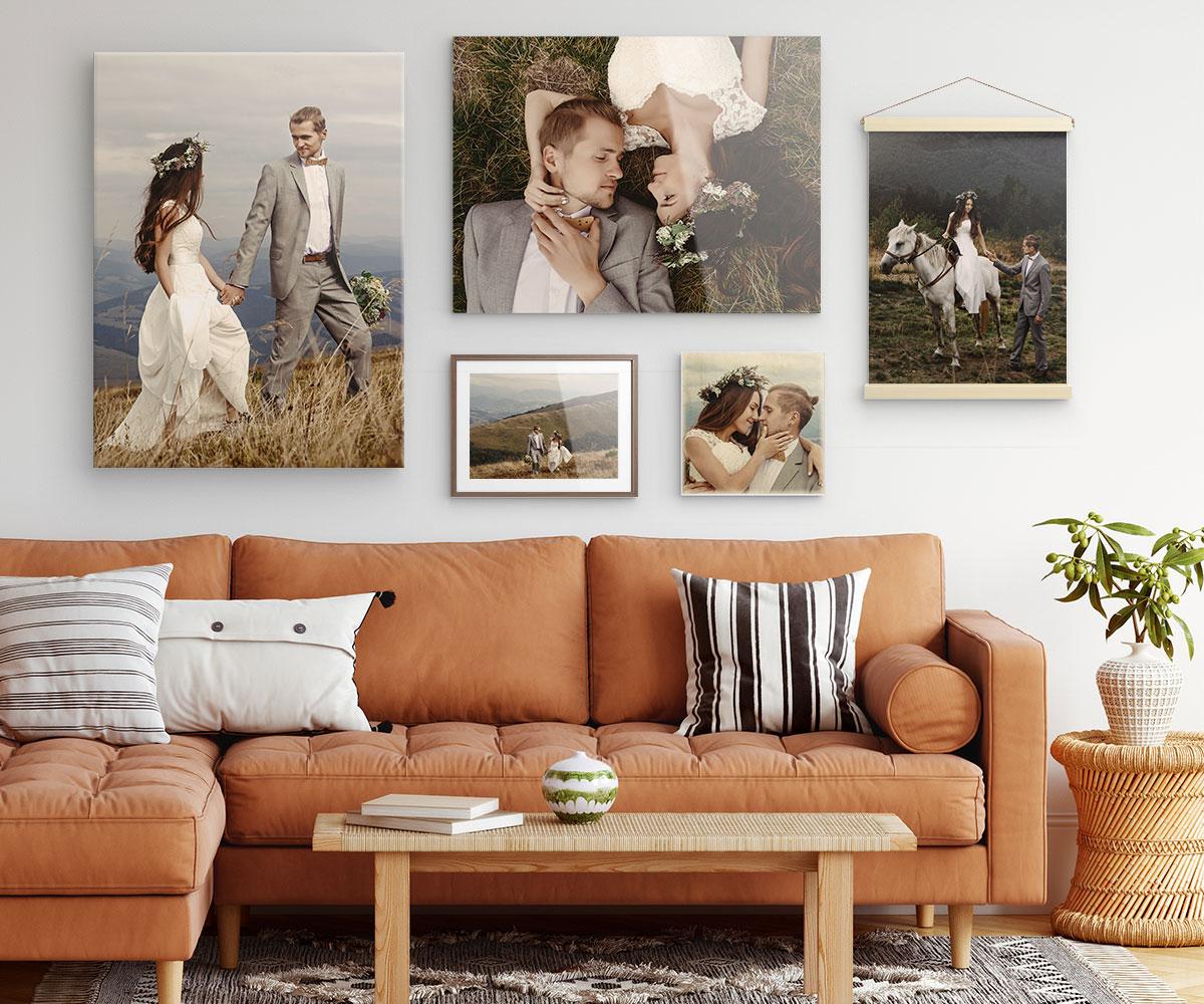 Beyond the Photo Book: Unconventional Displays for Your Wedding Memories