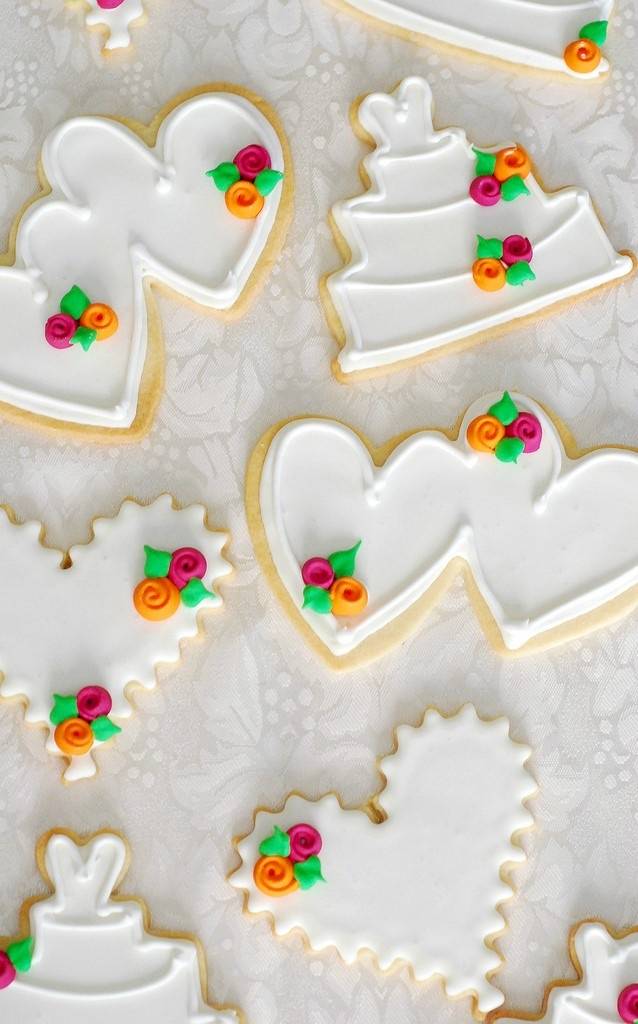 Gorgeous Wedding Shower Cookies