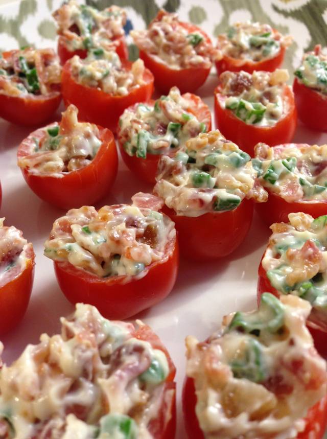 Stuffed Cherry Tomato Appetizer for Your Wedding Shower