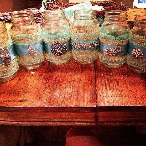 Decorated Mason Jars