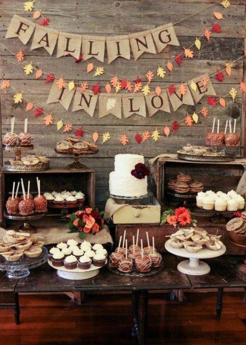 4 Fall Wedding Shower Ideas to Inspire You