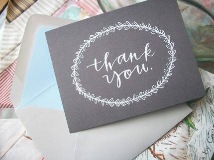 Wedding Shower Thank You Note Wording