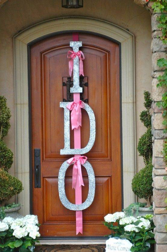Wedding Shower Door Decor Ideas
