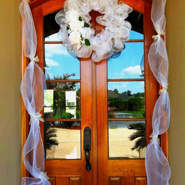 Wedding Shower Door Decor Ideas